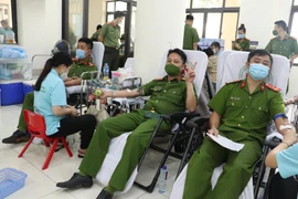 Công an huyện Mê Linh sẵn sàng hiến máu trong các trường hợp khẩn cấp