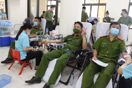 Công an huyện Mê Linh sẵn sàng hiến máu trong các trường hợp khẩn cấp