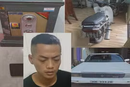 Tên trộm chơi sang, khoắng tiền vàng mua xe ô tô 