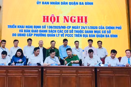 Bàn giao, phân cấp quản lý Nhà nước về phòng cháy, chữa cháy cho cấp phường 