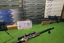 Phát hiện hàng nghìn linh kiện lắp súng tự chế