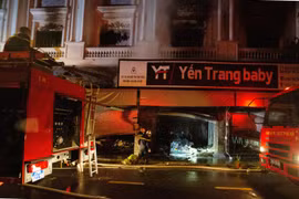 Kịp thời dập tắt đám cháy tại shop quần áo trong chợ Ninh Hiệp