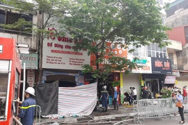 Clip: Chỉ huy Công an quận Đống Đa thông tin vụ cháy xảy ra tại số nhà 311 phố Tôn Đức Thắng