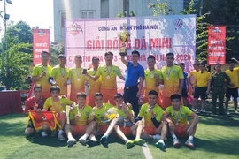 Trung đoàn CSCĐ vô địch giải bóng đá Cụm thi đua số 3 CATP Hà Nội