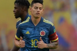 James Rodriguez ẩu đả với đồng đội sau trận thua thảm của Colombia