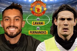 [ẢNH] Đội hình tối ưu của M.U sau khi có Cavani và Alex Telles