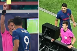 Hài hước cảnh Luis Suarez đòi... giám sát cả trọng tài