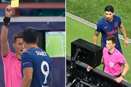 Hài hước cảnh Luis Suarez đòi... giám sát cả trọng tài