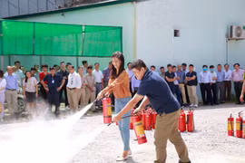 Tập huấn nghiệp vụ phòng cháy tại toà nhà VNPT-net