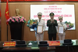Công an Hà Nội công bố Quyết định của Bộ trưởng Bộ Công an về công tác cán bộ