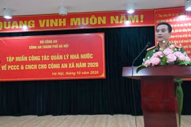 Công an cơ sở phải tinh thông công tác quản lý Nhà nước về phòng cháy và cứu nạn 