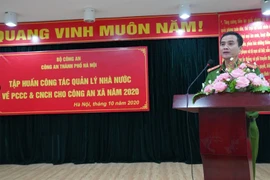 Công an cơ sở phải tinh thông công tác quản lý Nhà nước về phòng cháy và cứu nạn 