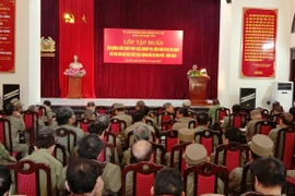 Bồi dưỡng kiến thức pháp luật, nghiệp vụ phòng cháy, chữa cháy cho bảo vệ dân phố