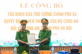 Thủ tướng Chính phủ và Bộ Công an khen thưởng chiến công xuất sắc của Công an Hà Nội