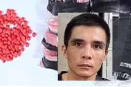 Đối tượng vận chuyển 1.000 viên hồng phiến sa lưới 