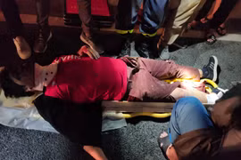 Kịp thời cứu nạn người bị thương đưa đi cấp cứu