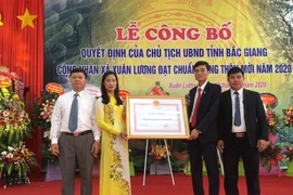 Xã Xuân Lương đạt chuẩn Nông thôn mới 