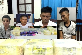 Phát hiện nhóm đối tượng chôn giấu 13 bánh heroin và 7kg ma tuý đá trong vườn 