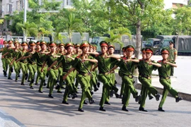 Kết thúc khóa huấn luyện 270 chiến sỹ phục vụ có thời hạn trong CAND