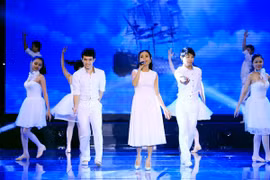 Cẩm Ly hội ngộ "gà cưng" - quán quân "Vợ chồng mình hát"