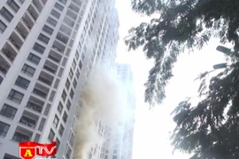 Tập huấn PCCC tại khu nhà ở thuộc trung tâm thương mại Royal City