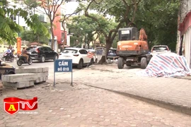 Hà Nội yêu cầu dừng cấp phép đào đường, vỉa hè dịp Tết