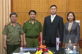 Giám đốc CATP Hà Nội làm việc với lãnh sự tùy viên Cảnh sát Hàn Quốc 