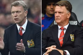M.U của Van Gaal thua xa dưới thời Moyes
