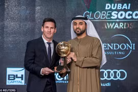 Messi, Lampard và Pirlo được tôn vinh ở Dubai