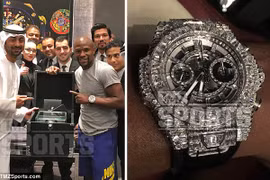 Chiêm ngưỡng một trong những chiếc đồng hồ đắt nhất hành tinh của Mayweather 