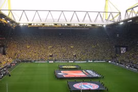 Khỏa thân chơi bóng trong SVĐ, một CĐV của Dortmund bị cảnh sát bắt giữ