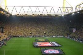 Khỏa thân chơi bóng trong SVĐ, một CĐV của Dortmund bị cảnh sát bắt giữ