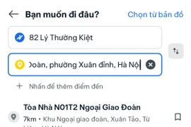 Khách đi xe công nghệ băn khoăn vì không thể đặt xe qua app theo địa chỉ mới