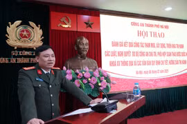 Công an Hà Nội đánh giá kết quả công tác tham mưu, xây dựng, triển khai các Luật do Bộ Công an chủ trì soạn thảo