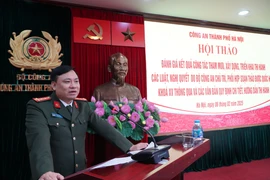 Công an Hà Nội đánh giá kết quả công tác tham mưu, xây dựng, triển khai các Luật do Bộ Công an chủ trì soạn thảo