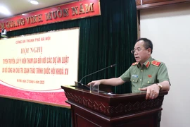 Công an Hà Nội lấy ý kiến tham gia đối với các dự án Luật do Bộ Công an chủ trì, soạn thảo