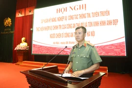 Lan tỏa và tôn vinh hình ảnh đẹp của người chiến sỹ Công an Thủ đô 