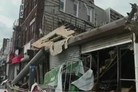 Mỹ: Nhiều ngôi nhà bị hư hại do siêu bão Sandy