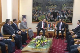 Lãnh đạo Bộ Công an Việt Nam tiếp đoàn Cơ quan Cảnh vệ Liên bang Nga