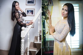 “Điểm danh” những bộ áo dài Nguyễn Thị Loan mặc dự thi Miss World