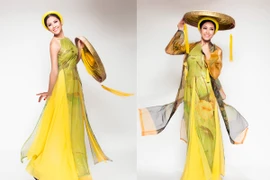 Nguyễn Thị Loan lộng lẫy trong trang phục thi Dance of the world