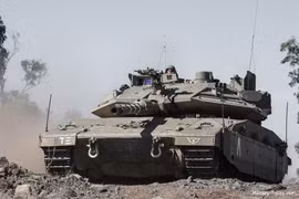 [Info] "Lô cốt thép di động" Merkava-Mk4 Israel pháo kích dữ dội vào Dải Gaza