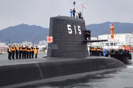 Nhật Bản nhận hàng loạt tàu ngầm tấn công ứng dụng công nghệ ‘độc nhất vô nhị’