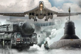 [ẢNH] Nga chưa thể vượt qua Mỹ trong danh sách siêu cường quân sự