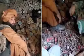 [ẢNH] Quân kháng chiến gặp nguy khi bị Taliban chiếm kho vũ khí quan trọng