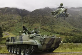 Xe chiến đấu bộ binh BMP-3 thêm phần đáng sợ khi có thể phóng UAV cỡ nhỏ