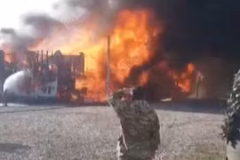 Trụ sở chính của 'Quân đoàn châu Phi' Nga tại Krasnodar bất ngờ bốc cháy