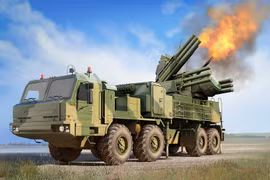 'Hệ thống phòng không Pantsir đang bắn hạ mọi mục tiêu trên bầu trời'