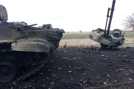 Xe chiến đấu bộ binh BMP-3 sắp thoát cảnh bị ‘thổi’ bay tháp pháo