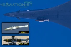 Mỹ gấp rút tích hợp bom xuyên GBU-72/B cho oanh tạc cơ B-1B Lancer giữa tình hình nóng